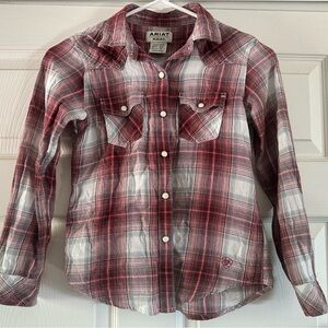 Girls Ariat flannel